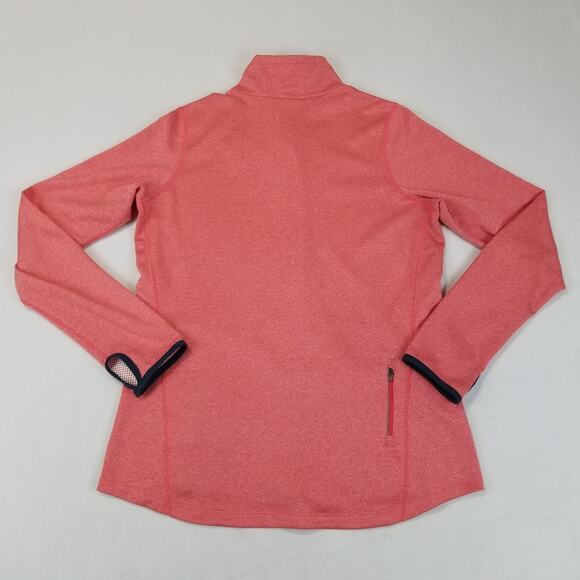 Nike Dri Fit Jacket Womens Large Pink Full Zip Thumbholes Running Activewear - Picture 3 of 9